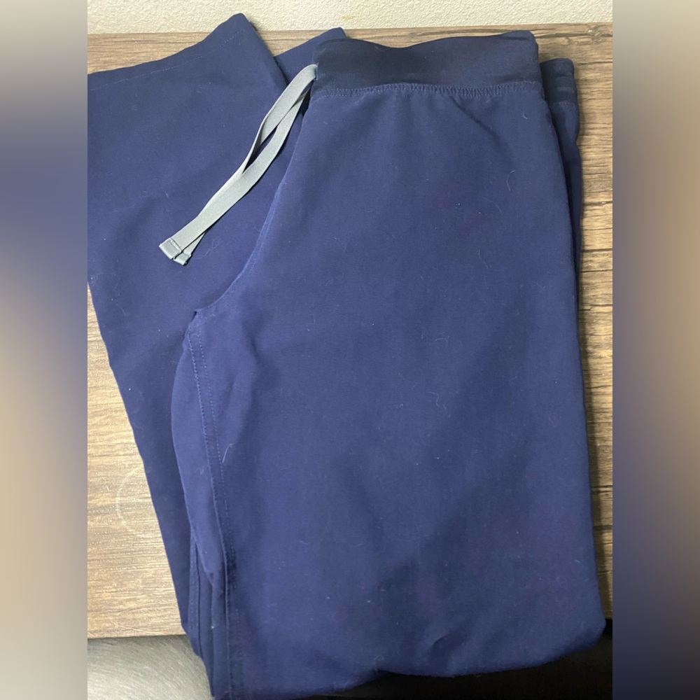 Navy Blue Figs Scrub Pants
